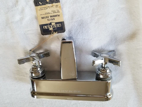 Vintage HOMART Bathtub Mixing Faucet, Sears Roebuck, New old stock Cover