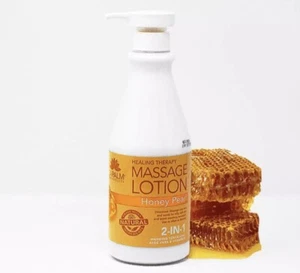 La Palm Organic Healing Therapy Massage Lotion Honey Pearl Aloe/Vit E 8oz - Picture 1 of 1