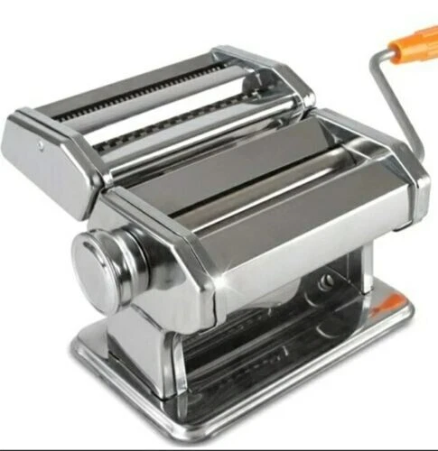 Macchina per la Pasta Manuale Deluxe Acciaio, 8 Regolazioni Spessore DCG PM1600