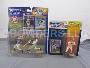 Starting LineUp MLB 1999 Series Angels Darin Erstad & Braves David Justice Nuevo en paquete - Imagen 1 de 5