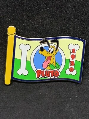 Disney WDW - Таинственный Бокс-сет - Флаги Персонажей - Только Плутон LE 250 Pin 69844 - Изображение 1 из 2