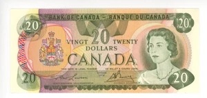 1979 Bank of Canada $20 UNC. BC-54a. S/N: 50007617635 - Picture 1 of 2