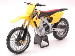 Coche Moto Suzuki Cross Rmz 450 1:12 Motorbike Motor Bike diecast