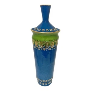 VINTAGE RATE BITOSSI FOR ROSENTHAL-NETTER COVERED LARGE VASE ITALY - Picture 1 of 14