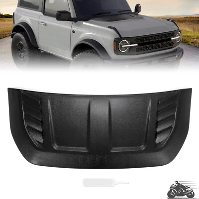 For Ford Bronco 2021-2023 Retro Style Black Hood Scoop #VM2DZ-16C630-A - Image 1 of 4