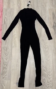 Women's Long Sleeve Unitard Bodysuit Yoga Fitness Gym Jumpsuit Catsuit Playsuit - Picture 1 of 3