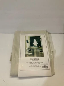 Kreative Bad Rüschen Fenstervorhang Annas Einlagen 60” x 45” beige NEU! - Bild 1 von 2