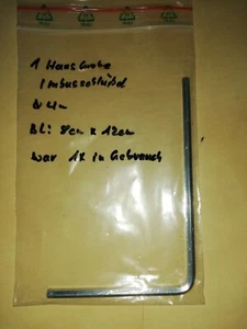 1 Hansgrohe Montageschlüssel 12cm-8cm --SW4 1 mal Gebraucht - Bild 1 von 1