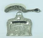 Sweeper Scoop Broom Placemat in 800 Silver Art Nouveau Antique 1880 Craft 