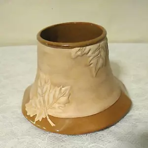 Yankee Candle Otoño Hoja Marrón y Tostado Relieve Elevado Tarro Topper Tono Cerámico - Imagen 1 de 11