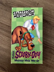 Scooby-Doo Mystery Mask Mix-Up VHS Tape 2001 Cartoon Network Kids Show TESTED VG - Picture 1 of 8