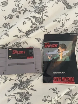 Super Scope 6 w manual (Super Nintendo, 1992) tested  - Image 1 of 2