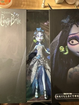 Monster High Tim Burton's Corpse Bride Emily Skullector Doll In Hand - Image 1 of 2