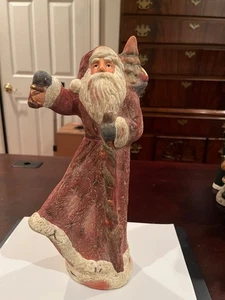 Árbol de Papá Noel vintage de 12" - Imagen 1 de 2