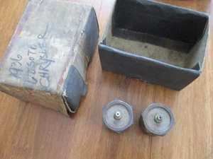 2 NOS 1936-39 PLYMOUTH DODGE DESOTO MOPAR LOWER CONTROL ARM BUSHINGS 651137 - Picture 1 of 4