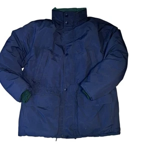 Eddie Bauer Herren marineblau Ridgeline Gänsedaunen Gore Tex Parka gefütterter Mantel Large - Bild 1 von 10
