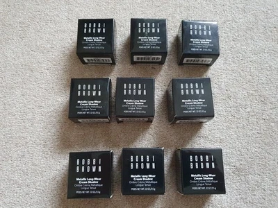 9x BOBBI BROWN Metallic Long-Wear Cream Eye Shadows Various Colours - Image 1 of 4