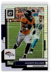 2022 Donruss Optic Javonte Williams #59 Holo Denver Broncos - Picture 1 of 2