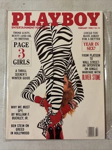 Playboy February 1988 Centerfold Kari Kennell Playmate Intact Vintage Back Issue - Bild 1 von 2