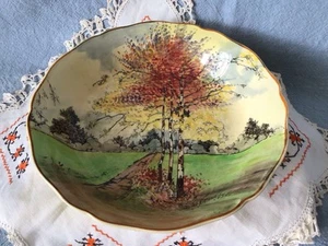 Antic Art Deco Royal Doulton Autumn Glory Bowl L.S.1086 - Picture 1 of 13