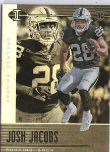 Tarjeta de novato Josh Jacobs 2019 Panini Illusions #20 Packers A199 - Imagen 1 de 2