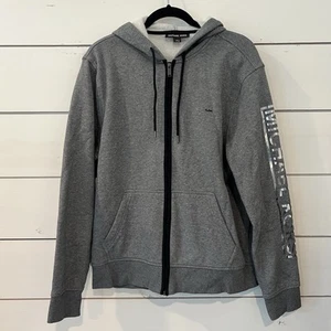Michael Kors Women’s Zip Up Hoodie Large Grey - Picture 1 of 5