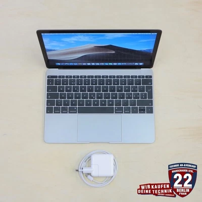 12 Zoll Retina Apple MacBook (2017) Core m3 1,2GHz 8GB 256GB - Spacegrau - Bild 1 von 4