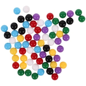 70 piezas de plástico mármol juguete bolas suaves escuela primaria canicas de colores - Imagen 1 de 12