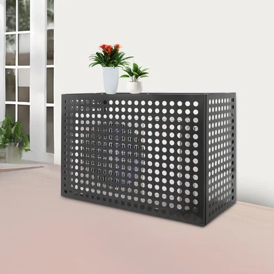 Privacy Fence Cover Conditioning Air Conditioner Fence for Outdoor Units Grey US - Image 1 of 4