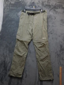 Nordblanc Pants Mens 40 Khaki Convertible Zip Off Hiking Lightweight Belted - Picture 1 of 14