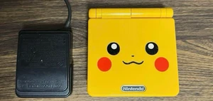 Nintendo Game Boy Advance SP Pikachu Edition Pokemon Center Limited Authentic - Bild 1 von 13