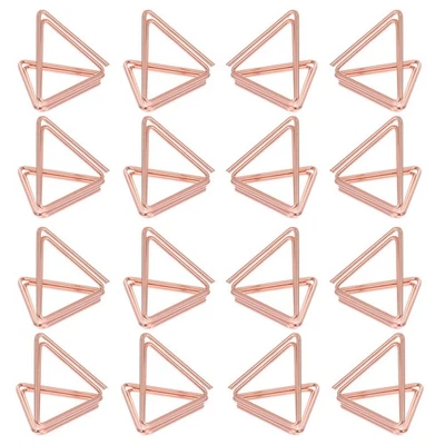 25Pcs Double Triangle Memo Clips Photo Clips Business Cards Clamps Message Clips - Image 1 of 4