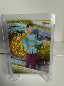 2025 Topps Chrome Disney #76 Prince Charming Yellow Mini-Diamond Refractor NM+ - Bild 1 von 2