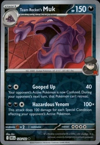 Team Rocket's Muk Reverse Holo Uncommon SV10: Destined Rivals 124/182 NM - Picture 1 of 2