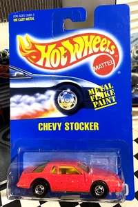 Vintage 1991 Hot Wheels "Chevy Stocker" - Blue Card #170 - Gold Metal Flake Paint - Bild 1 von 4