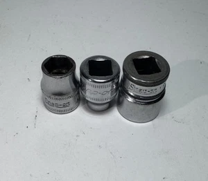 SNAP ON 3 Piece Shallow Metric Socket Set FSM 3/8"dr 6 Pt. 8mm, 10mm, & 16mm - Picture 1 of 3