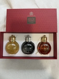 MOLTON BROWN London Festive Bauble Trio Gift Set (3 x 75ml) - NEW - Picture 1 of 3