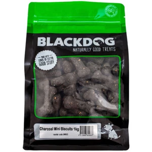 Blackdog 1kg Mini Charcoal Biscuits Dog/Puppy Pet Healthy Oven Baked Food Treats - Picture 1 of 3