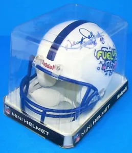 DARYL "MOOSE" JOHNSTON #48 Signed Fuel UpToPlay60 NFL Mini Helmet Dallas Cowboys - Picture 1 of 11