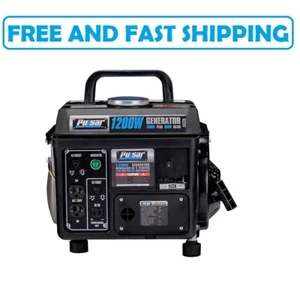 Pulsar G1200SG Portable Gas-Powered Generator with Carrying Handle, 1200W - Picture 1 of 7