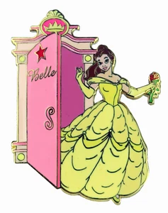 Prendedor serie puerta vestidor Belle serie Disney Auctions PP30193 2004 LE500 - Imagen 1 de 4