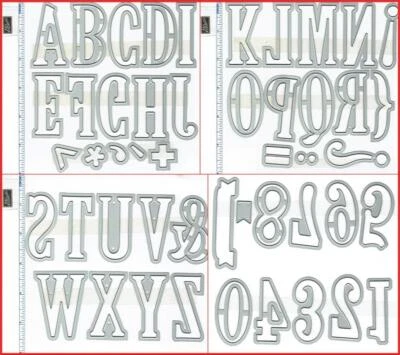 Stampin' Up! LARGE LETTERS FRAMELITS DIES & LARGE NUMBERS FRAMELITS DIES - NEW - Image 1 of 4