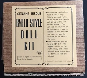 VINTAGE SHACKMAN BYELO STYLE GENUINE BISQUE BABY DOLL KIT - Picture 1 of 4