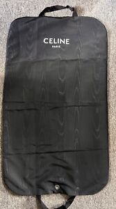 Celine Paris garment bag with metal zip & Hanger, Extra Long