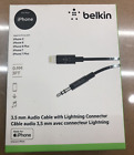 Belkin 3.5 mm Audio Aux Cable with Light Connector for iPhone X 8/7 Plus