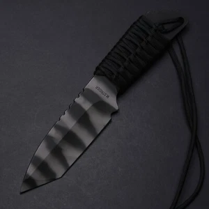 Strider Knives MFS Tiger Stripe Tanto - Black Cord w/ Kydex Sheath - Picture 1 of 8