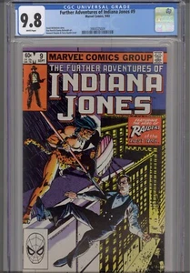 Further Adventures of Indiana Jones #9 CGC 9.8 1983 Marvel Terry Austin Cover - Picture 1 of 3