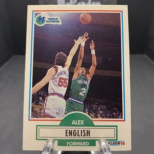 1990-91 Fleer Update Alex English #U-19 HOF Dallas Mavericks