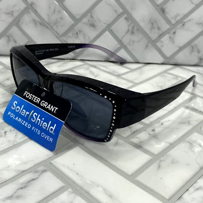 Солнечный экран подходит поверх солнцезащитных очков SS FO-027 LAV SMK лаванда драгоценности поляризованные - Изображение 1 из 4