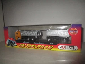 CAMION DUMP TRUCK ON THE ROAD N.90231 POLISTIL SCALA 1:72 - Foto 1 di 1